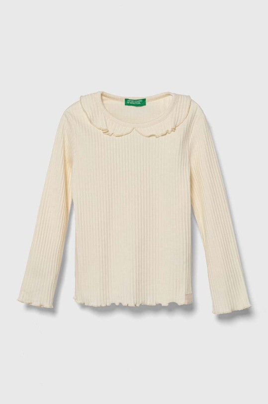 United Colors of Benetton gyerek hosszúujjú elasztánnal bézs 3F1AG10AV.P.SEASONAL