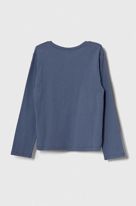 United Colors of Benetton longsleeve bawełniany dziecięcy 3I9WG10A3.P.SEASONAL niebieski AW23