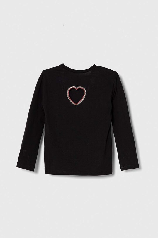 Fete Sisley longsleeve din bumbac pentru copii 3096X1038.G.SEASONAL negru