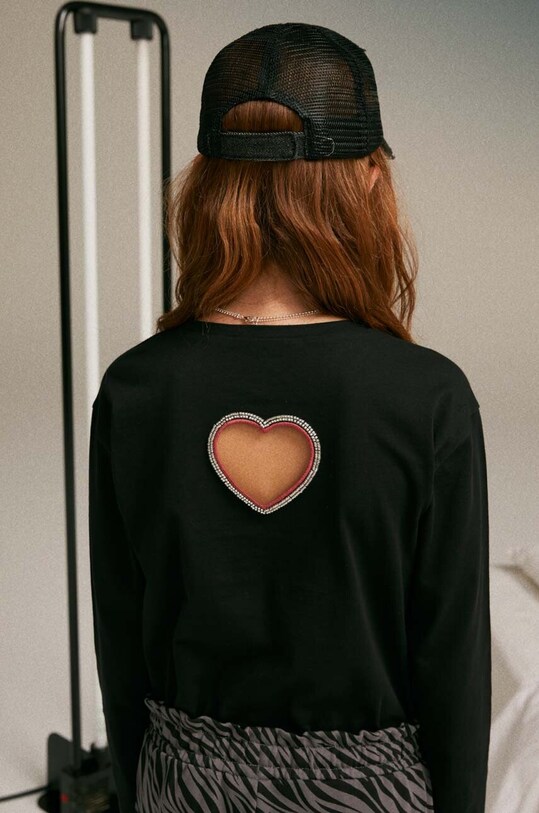 Sisley longsleeve din bumbac pentru copii 3096X1038.G.SEASONAL