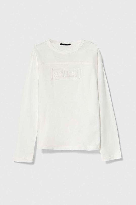 Sisley longsleeve in cotone bambino/a cotone bianco 3096X103G.G.SEASONAL