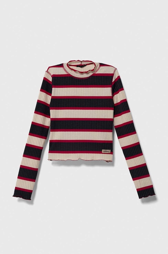 Sisley longsleeve copii cu modele gri 3IZGX103N.G.SEASONAL