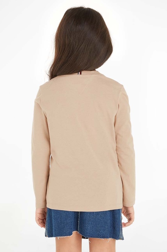 Dětské bavlněné tričko s dlouhým rukávem Tommy Hilfiger KS0KS00202.74.122.9BYX