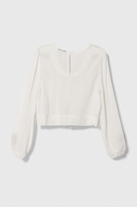 United Colors of Benetton bluza dziecięca 5FBKCQ01O.G.SEASONAL biały AW23