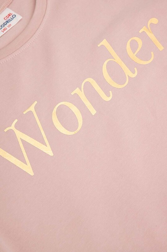 Coccodrillo t-shirt dziecięcy różowy ZC3143201VGB