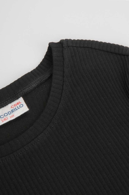 Dziewczynka Coccodrillo longsleeve dziecięcy ZC3143102VGB czarny