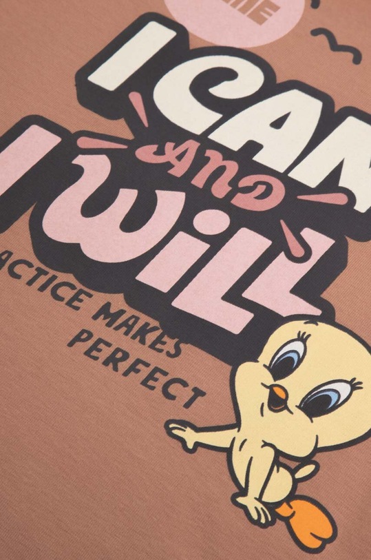 Coccodrillo longsleeve niemowlęcy x Disney brązowy ZC3143104LGL