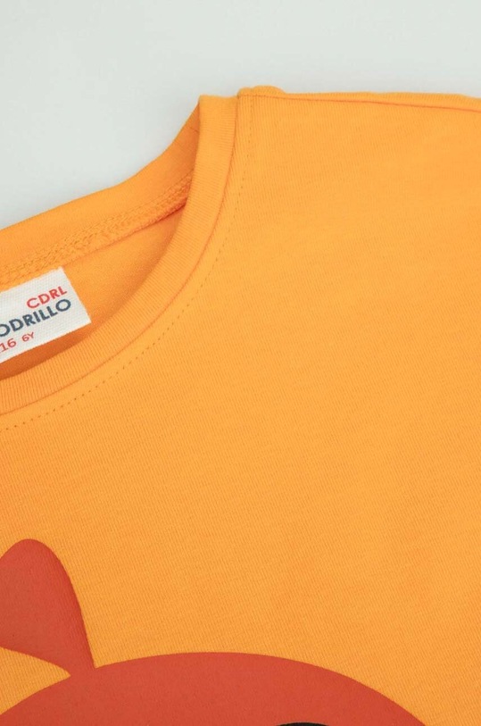 Dziewczynka Coccodrillo longsleeve dziecięcy ZC2143102WOK pomarańczowy