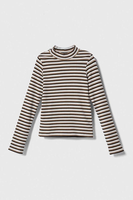 United Colors of Benetton longsleeve dziecięcy wzorzyste beżowy 3TOFC10EA.G.SEASONAL