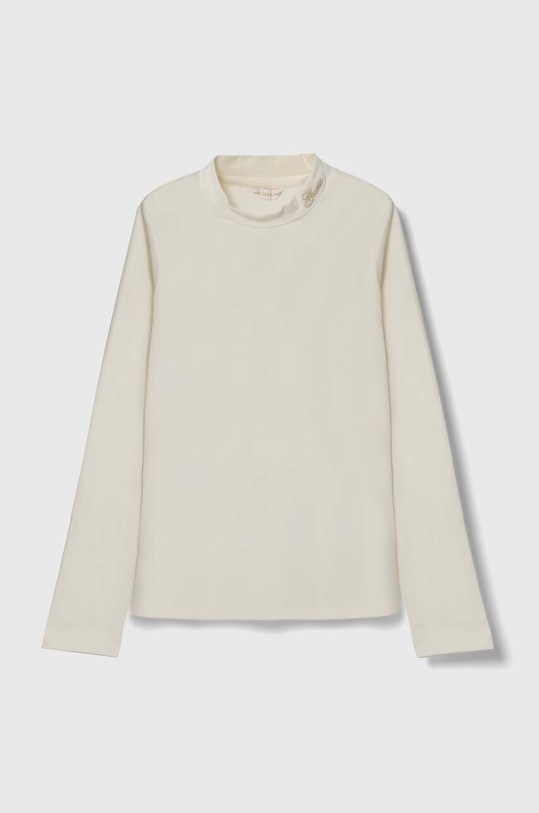 Guess longsleeve dziecięcy z elastanem beżowy J3BI02.KBY63.9BYX