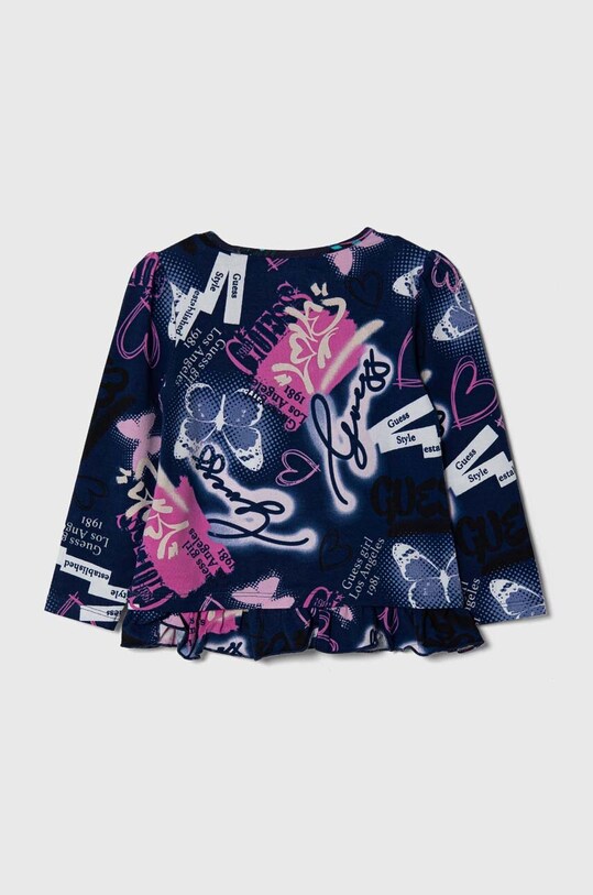Otroška dolga majica Guess K3BI16.J1313.9BYX vijolična AW23