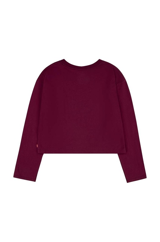 Levi's longsleeve in cotone bambino/a 4EJ159 rosso AW23