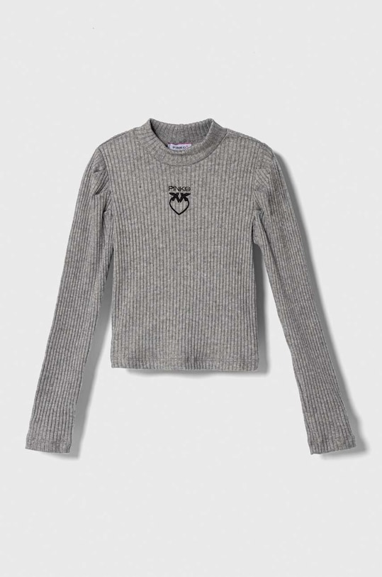 Pinko Up longsleeve copii print gri F3PIJGTN122