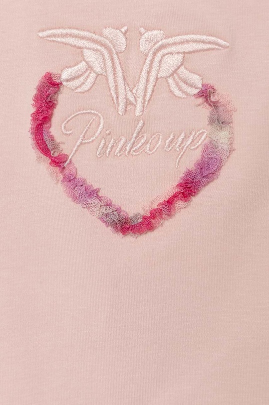 Dziewczynka Pinko Up longsleeve niemowlęcy F3PINGTH042 różowy