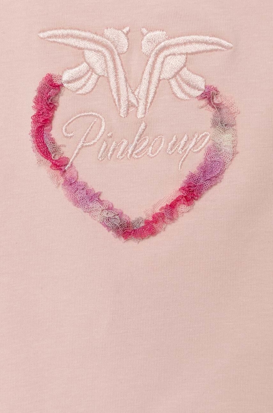 Dziewczynka Pinko Up longsleeve niemowlęcy F3PINGTH042 różowy
