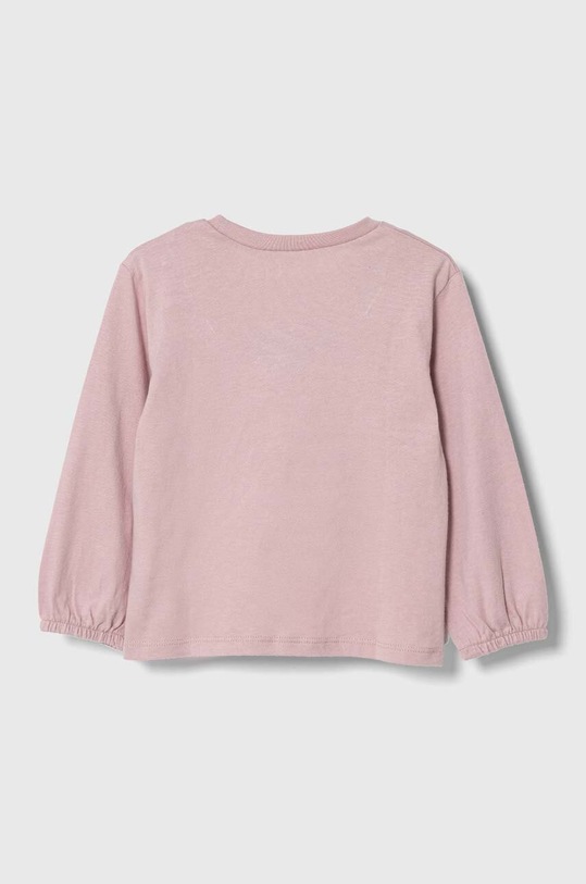 Παιδικό βαμβακερό μακρυμάνικο United Colors of Benetton 3YN4G10BK.P.SEASONAL μωβ AW23