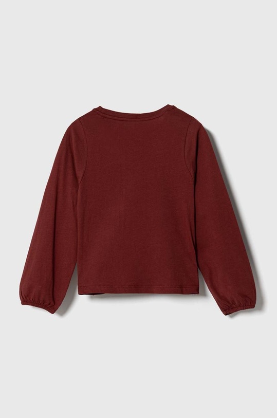 Pepe Jeans longsleeve bawełniany dziecięcy PG503045 bordowy AW23