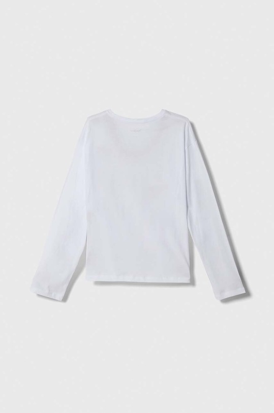 Pepe Jeans longsleeve bawełniany dziecięcy PG503043 biały AW23