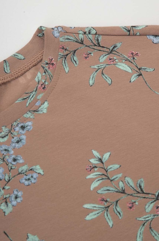 Dziewczynka Coccodrillo longsleeve dziecięcy ZC3144101WGJ brązowy