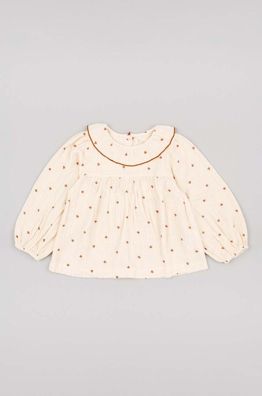 zippy bluza de bumbac pentru copii cu modele bej 3105520401