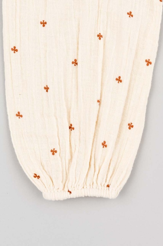 zippy bluzka bawełniana dziecięca beżowy 3105520401