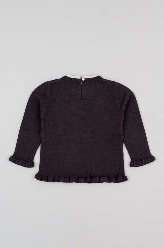 Dziewczynka zippy sweter niemowlęcy 3105561001 czarny