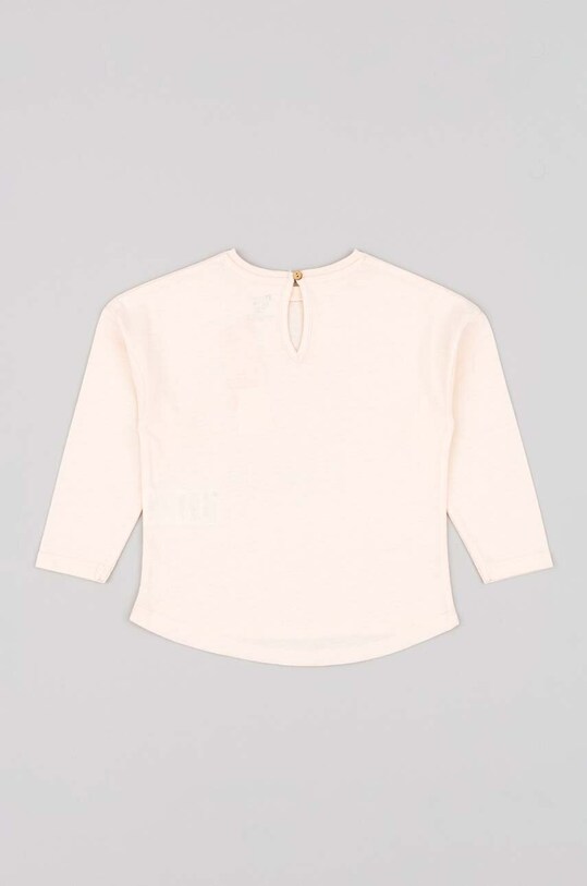 zippy longsleeve bawełniany niemowlęcy 3105568701 różowy AW23