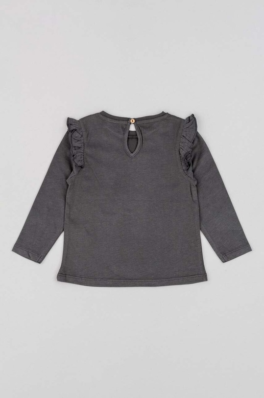 zippy longsleeve din bumbac pentru bebeluși 3105570601 gri AW23