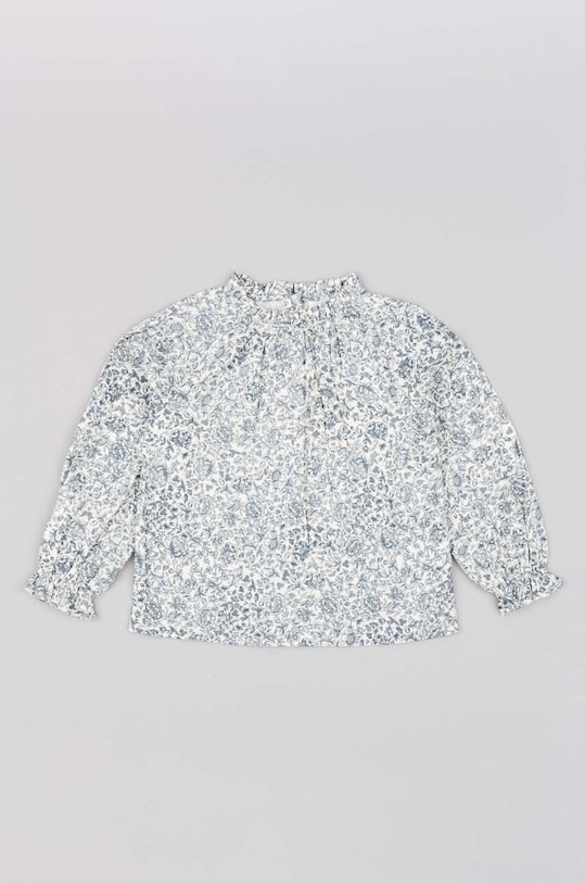 Detské tričko s dlhým rukávom zippy okrúhly biela 3105600901