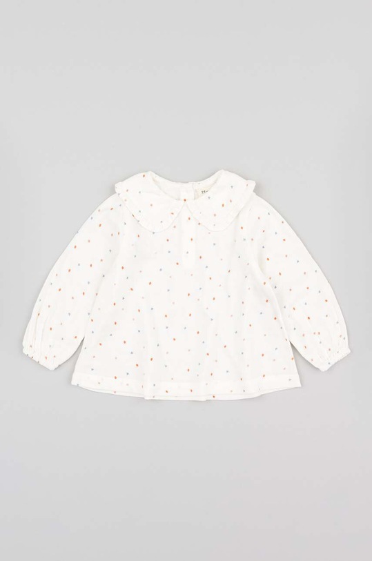 zippy bluza din bumbac pentru bebelusi cu modele bej 3105608301