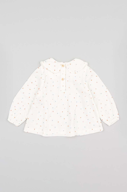 zippy bluzka bawełniana niemowlęca 3105608301 beżowy AW23