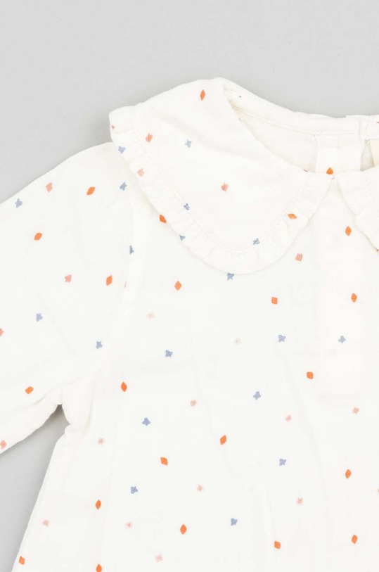 Dziewczynka zippy bluzka bawełniana niemowlęca 3105608301 beżowy