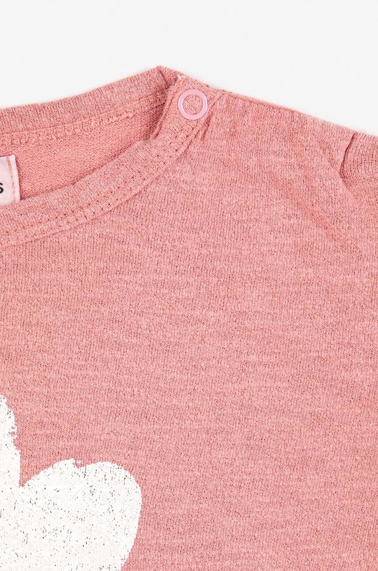 Djevojčice Pamučna majica dugih rukava za bebe Bobo Choses 223AB009 roza