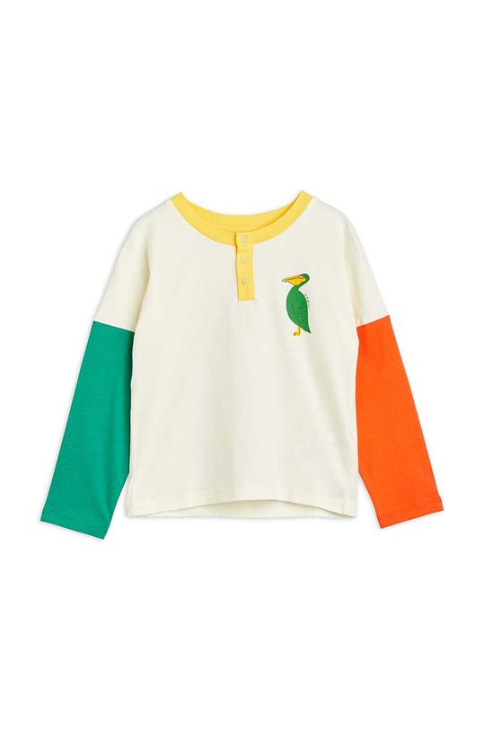 Mini Rodini longsleeve bawełniany dziecięcy 2362012900 biały AW23