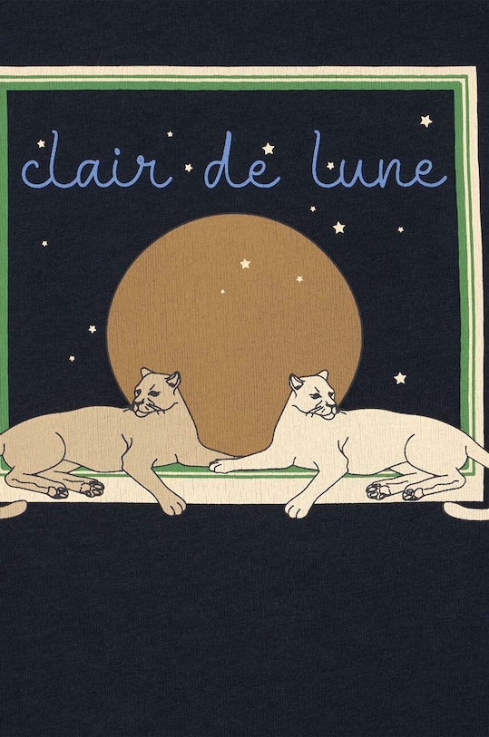 Konges Sløjd gyerek pamut hosszú ujjú felső KS5945 sötétkék