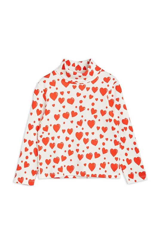 Mini Rodini longsleeve bawełniany dziecięcy wzorzyste czerwony 2372011600