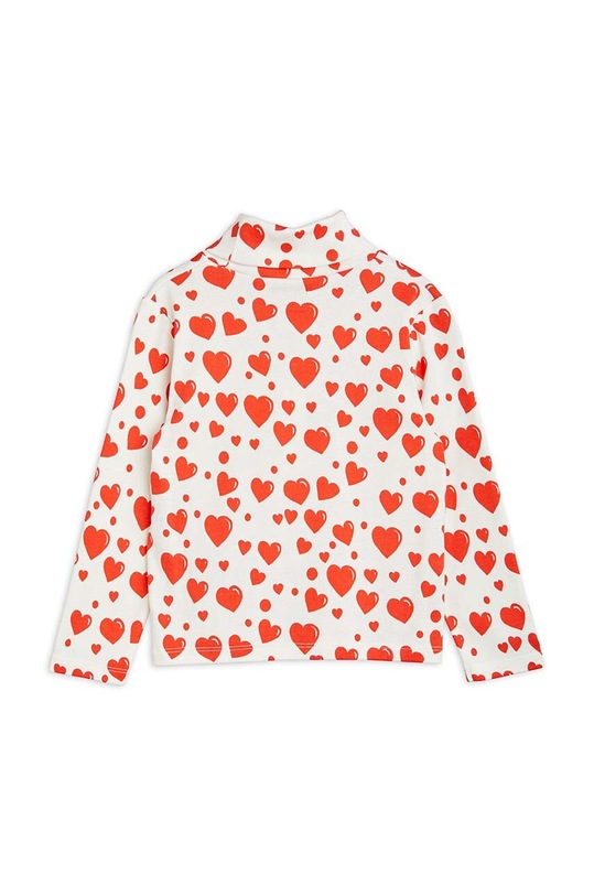 Mini Rodini longsleeve bawełniany dziecięcy 2372011600 czerwony AW23