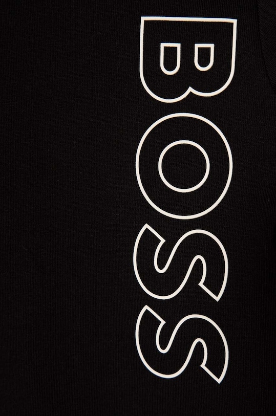 Dječaci Pamučna majica dugih rukava za bebe BOSS J05A21.60.81 crna