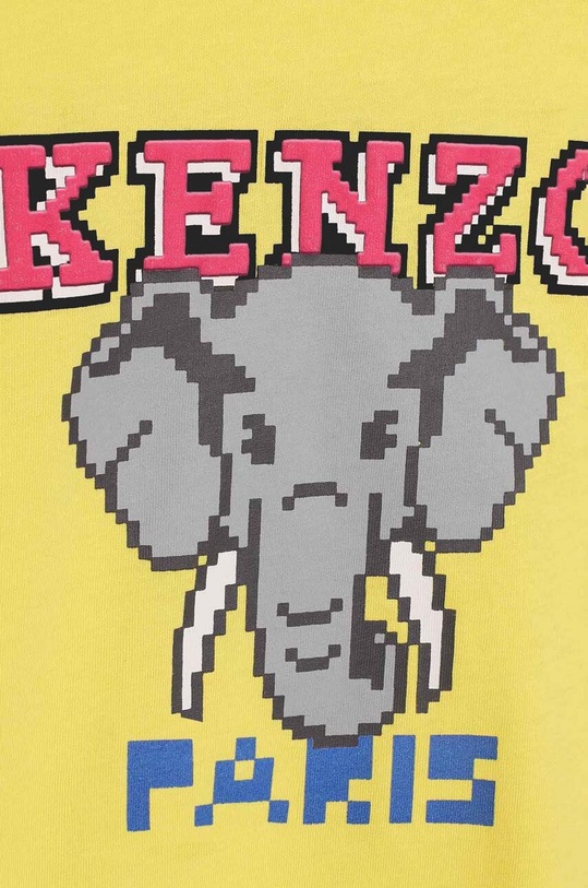 Dziewczynka Kenzo Kids longsleeve bawełniany dziecięcy K15708.86.108 zielony