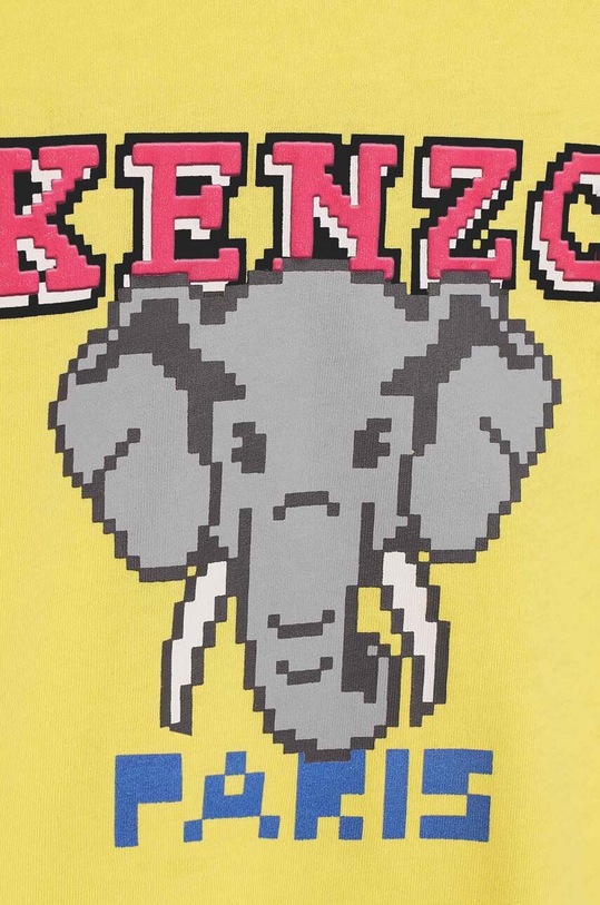 Lány Kenzo Kids gyerek pamut hosszú ujjú felső K15708.114.150 zöld