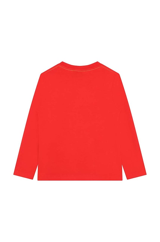 Marc Jacobs longsleeve bawełniany dziecięcy W25602.86.108 czerwony AW23