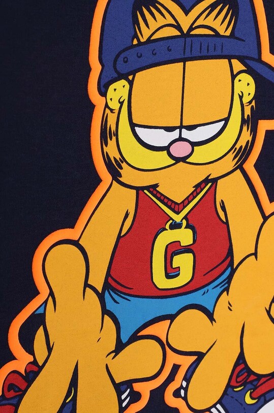 Chłopiec Marc Jacobs longsleeve bawełniany dziecięcy x Garfield W25607.86.108 granatowy