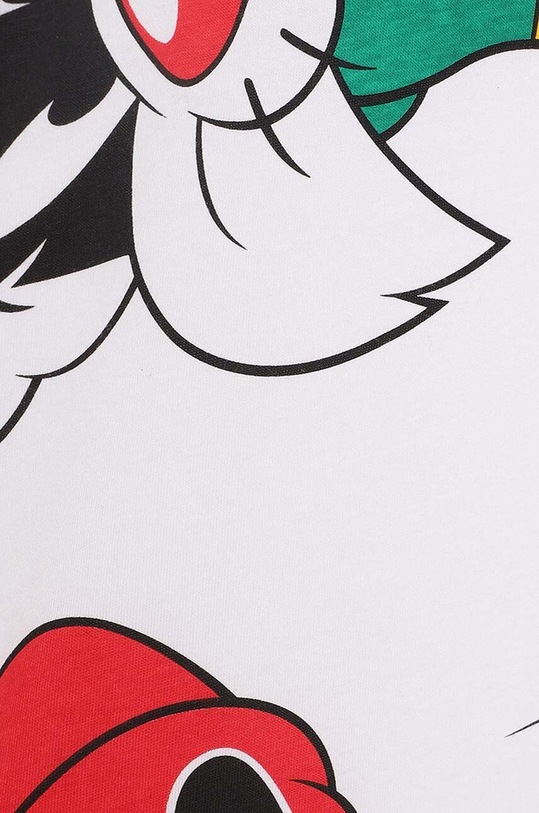 CHLAPEC Dětské bavlněné tričko s dlouhým rukávem Marc Jacobs x Looney Tunes W25610.86.108 bílá