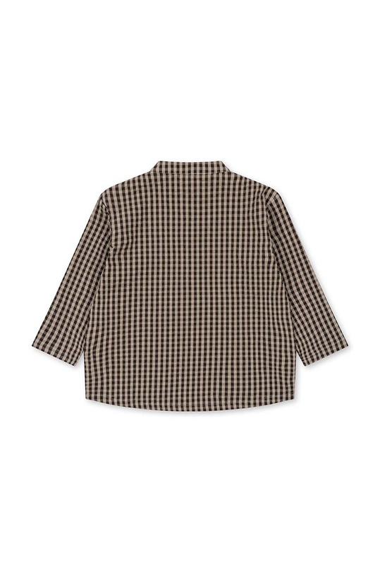 Chłopiec Konges Sløjd koszula bawełniana dziecięca KS6450 brązowy