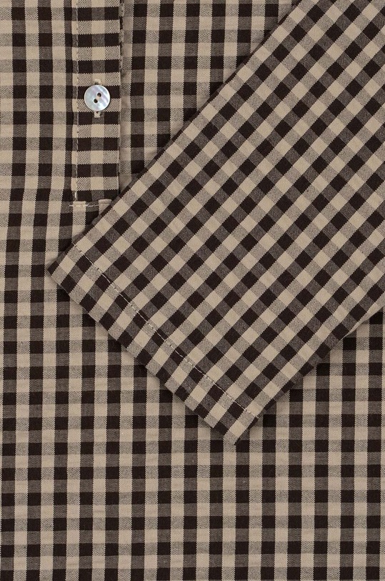 Konges Sløjd koszula bawełniana dziecięca KS6450 brązowy