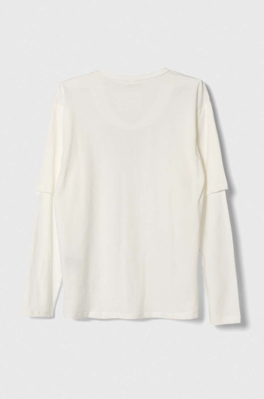 United Colors of Benetton longsleeve bawełniany dziecięcy 3VR5C10DH.G.SEASONAL biały AW23