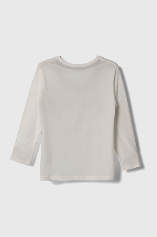 United Colors of Benetton gyerek pamut hosszú ujjú felső 3VR5G10AT.P.SEASONAL fehér AW23