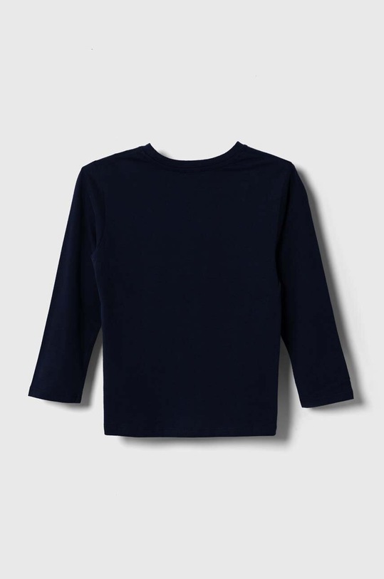 Dječja pamučna majica dugih rukava United Colors of Benetton 3VR5G10AT.P.SEASONAL mornarsko plava AW23