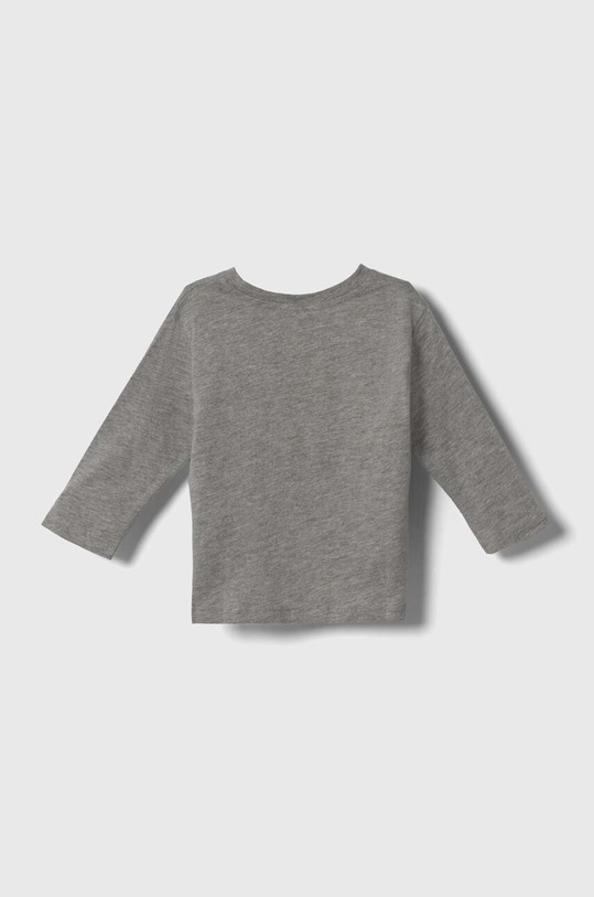 United Colors of Benetton gyerek pamut hosszú ujjú felső 3VR5G10AT.P.SEASONAL szürke AW23