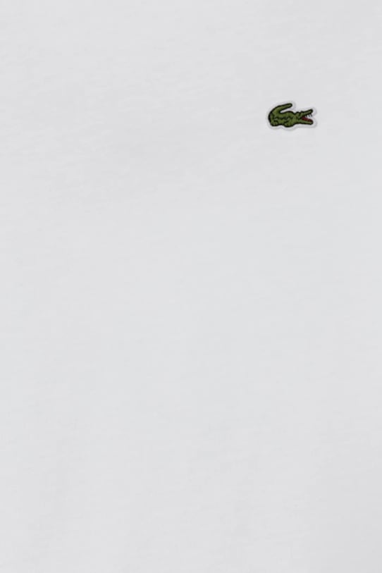 Chłopiec Lacoste longsleeve bawełniany dziecięcy TJ1123 biały